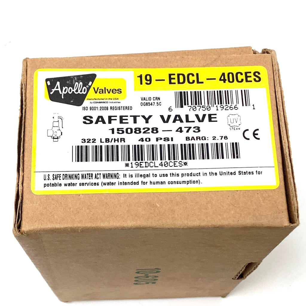 Apollo Valves Model 19-EDCL-40CES, Safety Valve, 150828-473