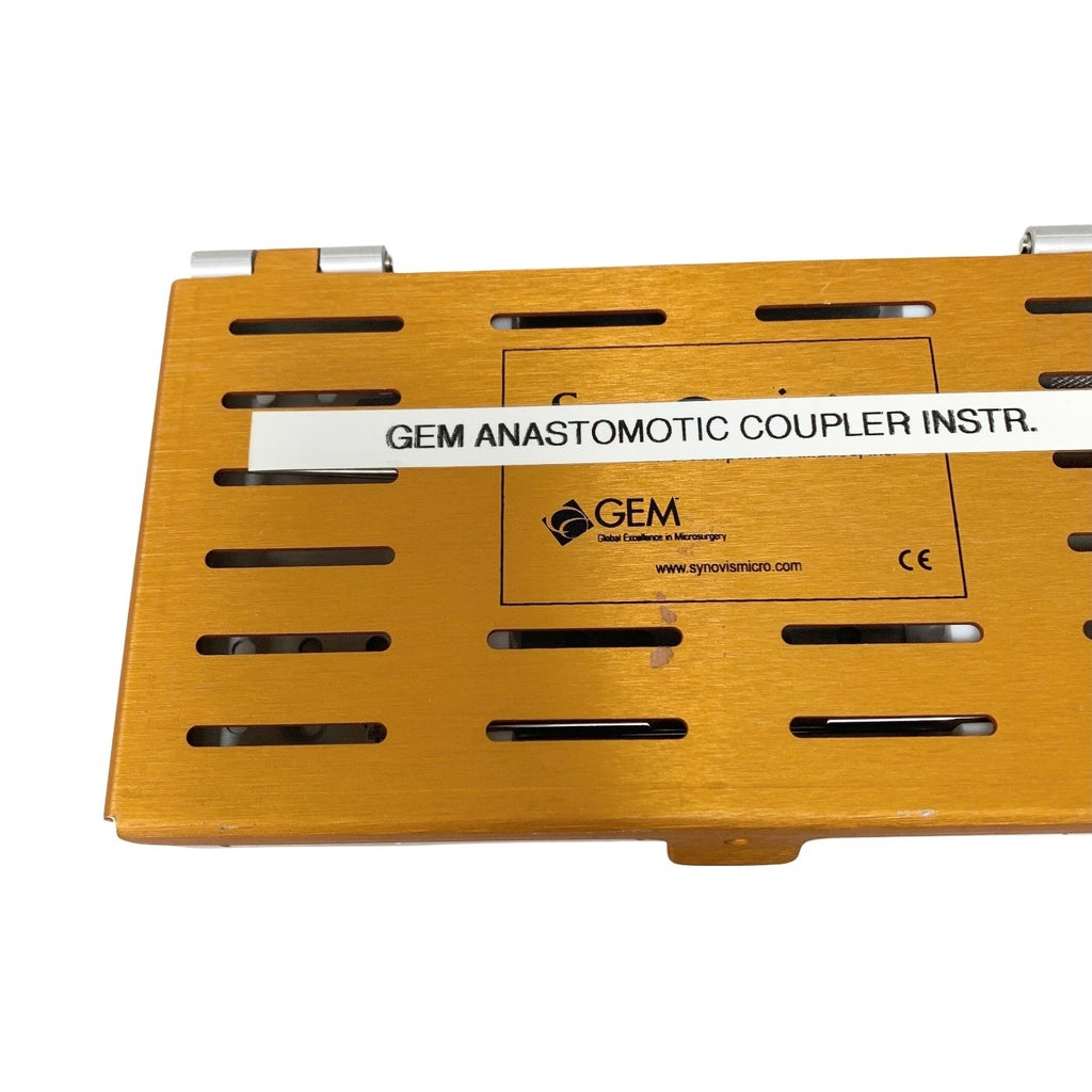 SYNOVIS REF GEM2740, GEM ANASTOMOTIC COUPLER INSTRUMENT SET OF 4 WITH CASE