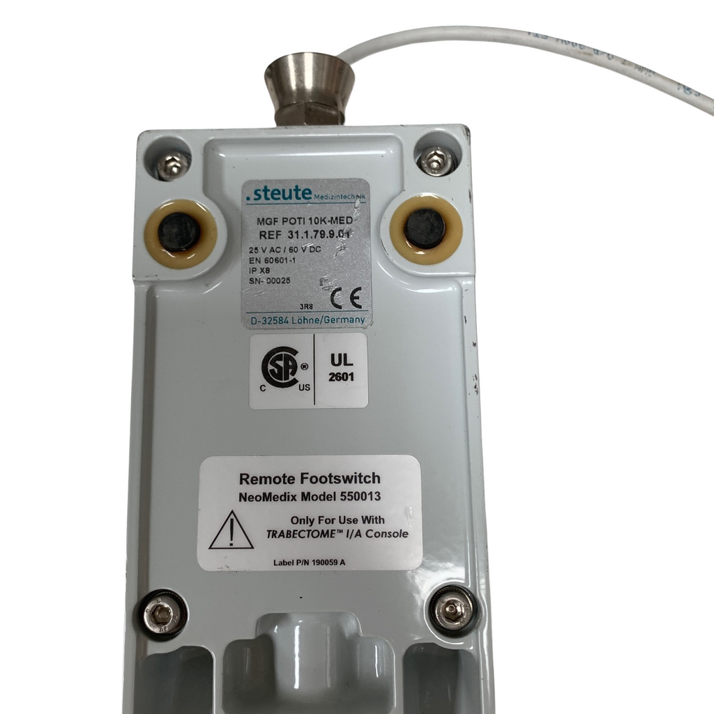 STEUTE REF 31.1.79.9.01, REMOTE FOOT SWITCH