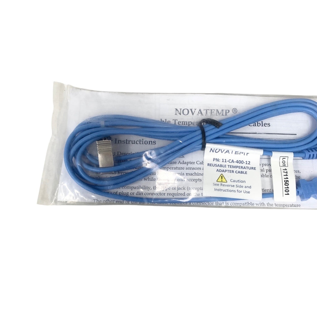 NOVAMED REF 11-CA-400-12, 12 Ft [3.6m) REUSABLE TEMPERATURE ADAPTER CABLE