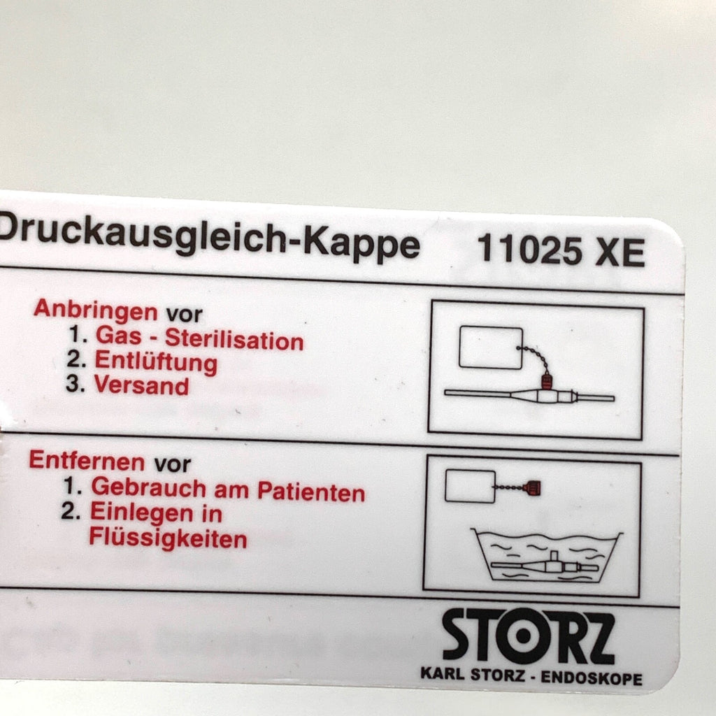 Karl Storz REF 11025XE, Cap for Pressure Compensation