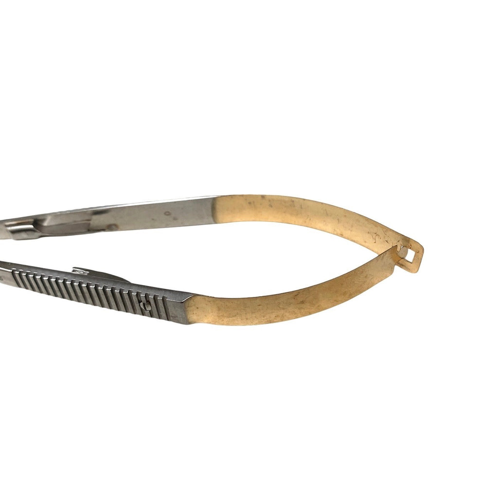 PILLING REF 15-2825, MICRO SURGERY NEEDLE HOLDER, STRAIGHT FLAT HANDLE