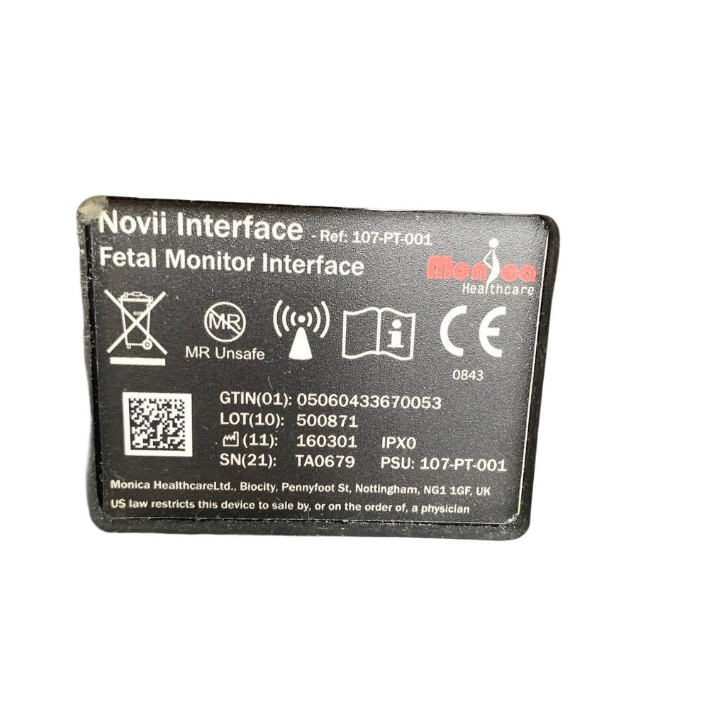 MONICA HEALTHCARE REF 107 PT-001, Novii Interface Fetal Monitor Interface/CABLES