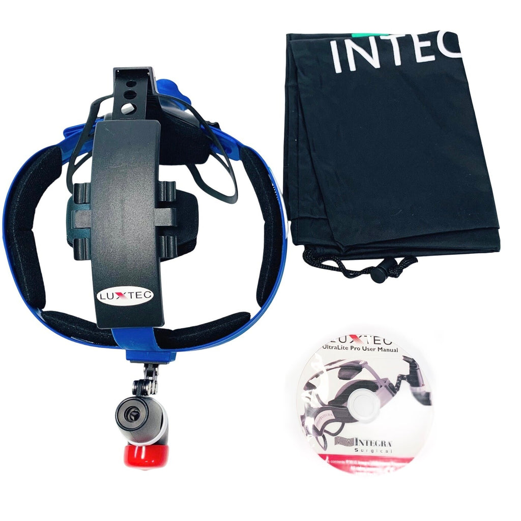 Integra Luxtec Ultralite Pro Headlight w/ REF F375W-136 Fiber Optic Light Cable