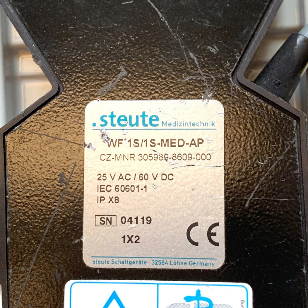 Steute REF WF 1S/1S-MED-AP, Footswitch for Medizintechnik