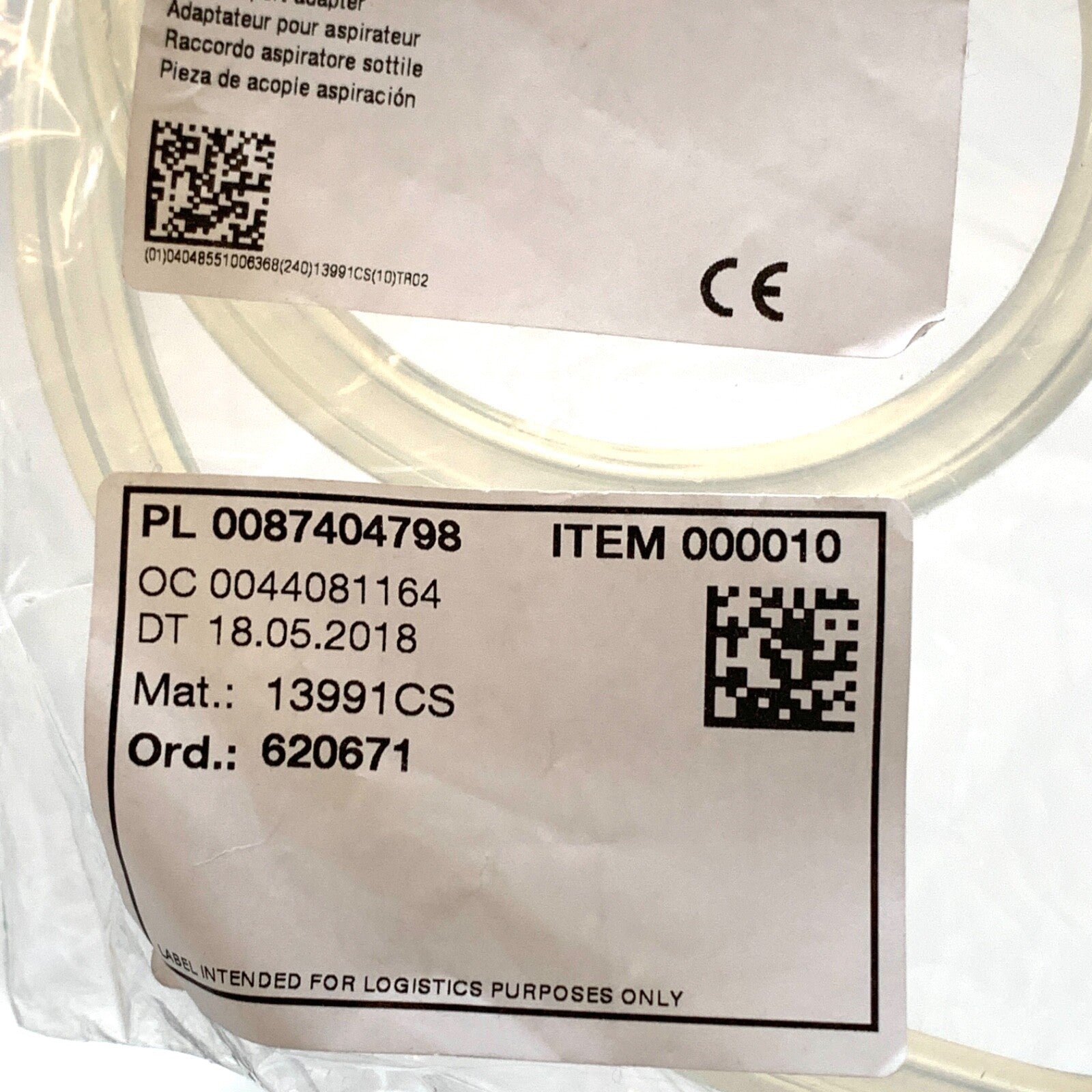 Karl Storz REF 13991CS, Suction Port Adapter