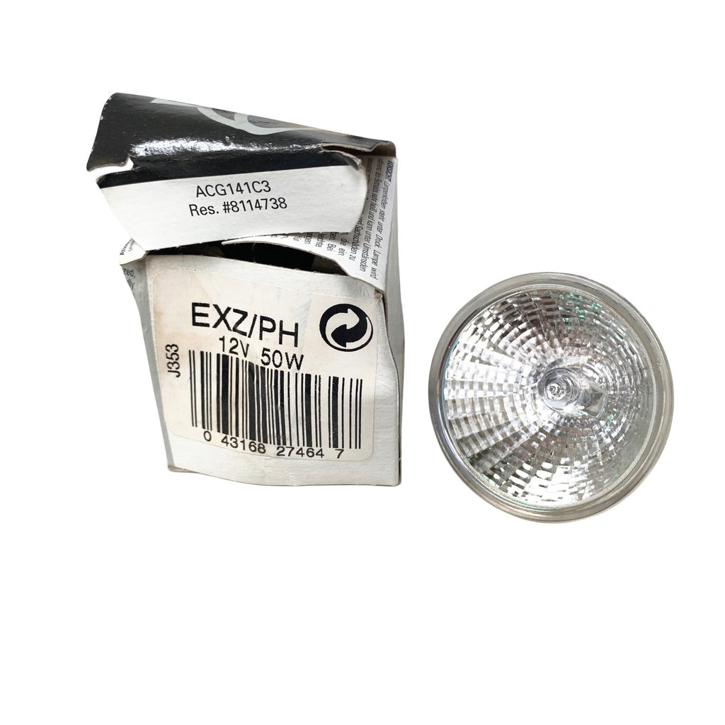 GE Quartzline EXZ/PH 12V 50W ConstantColor Halogen MR16 Bulb GX5.3 Base - NEW