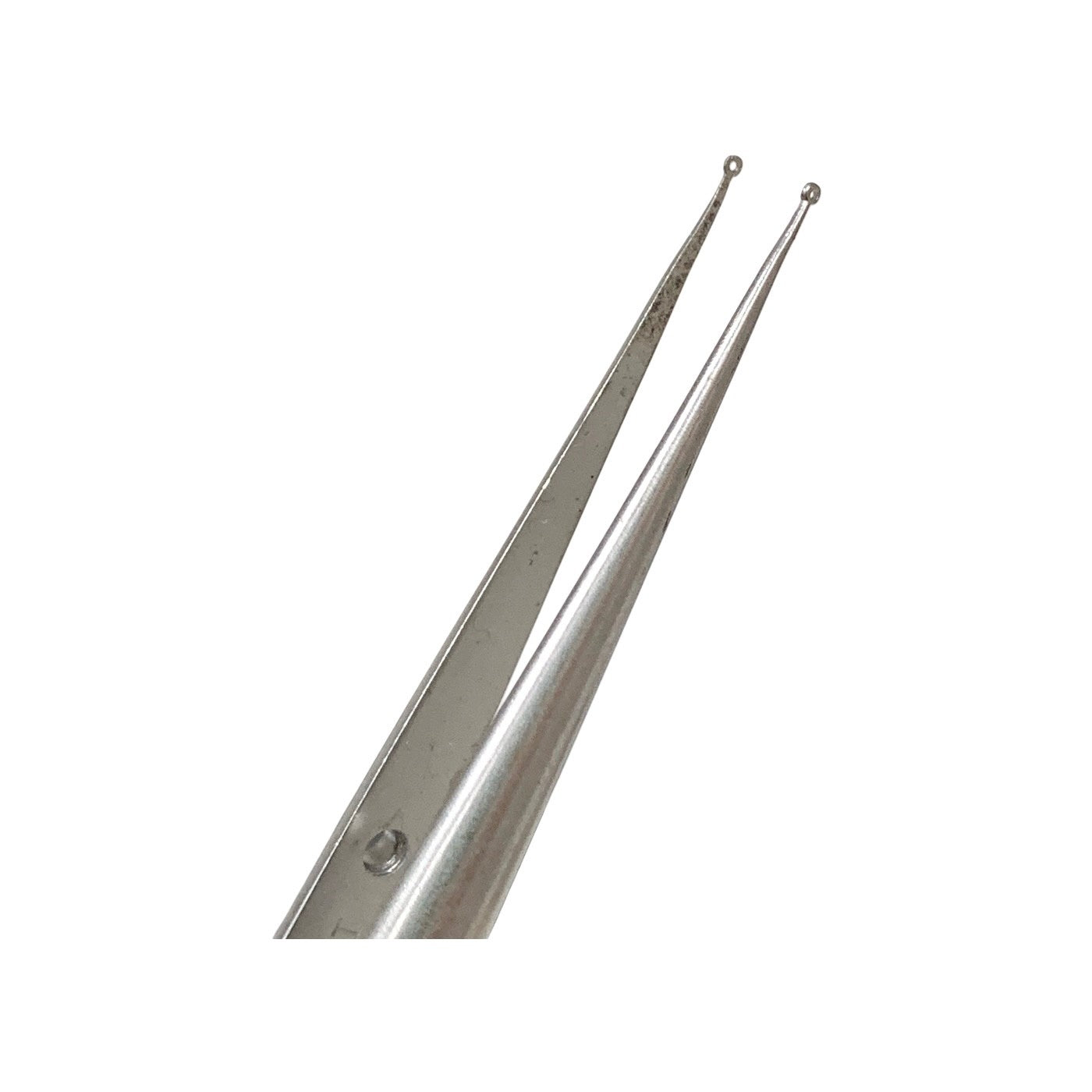 Scanlan Dennis Micro Forceps 1mm Diamond Dust Ring Tip 7.25" 18.5cm 4004-220