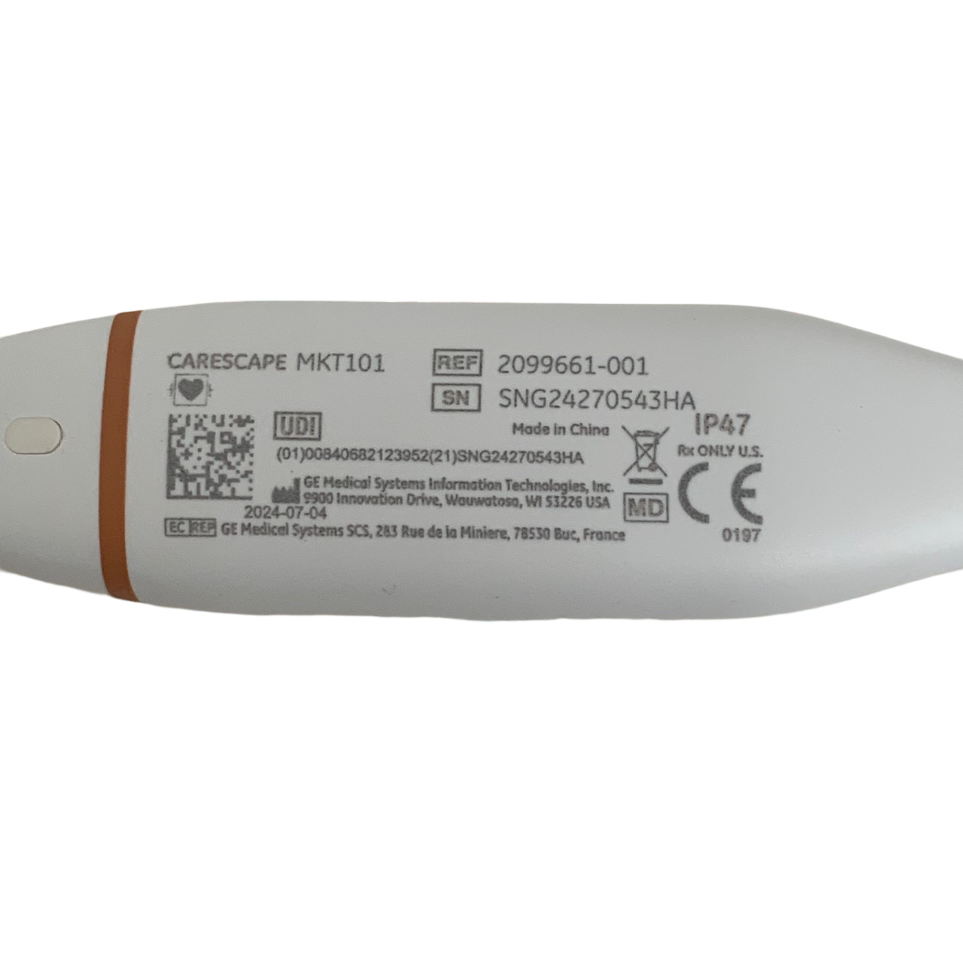 GE Carescape One Temp MKT 101 Module 2099661-001