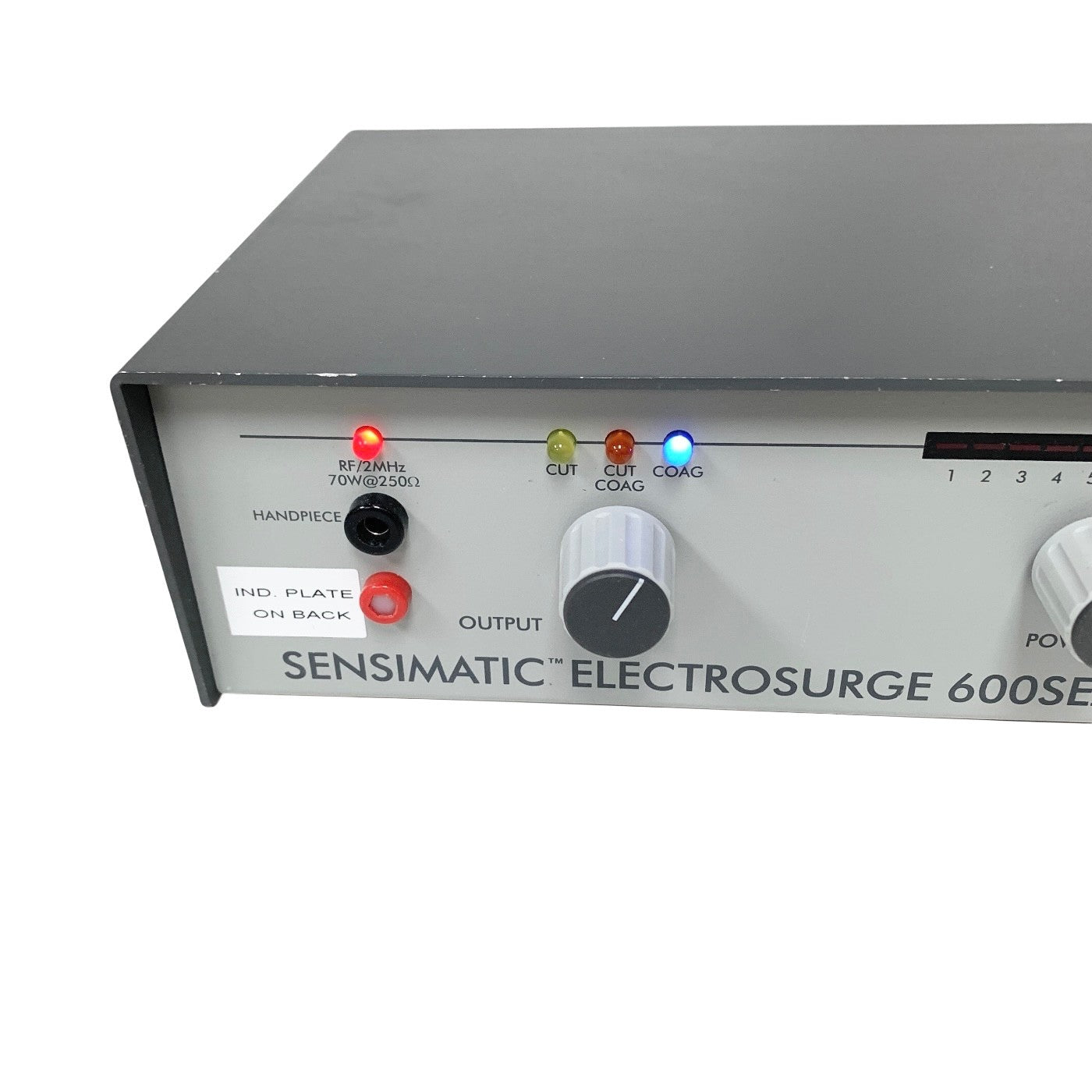 PARKELL SENSIMATIC REF 600SE, ELECTROSURGERY UNIT, W/ FOOTSWITCH & 2 HANDPIECE