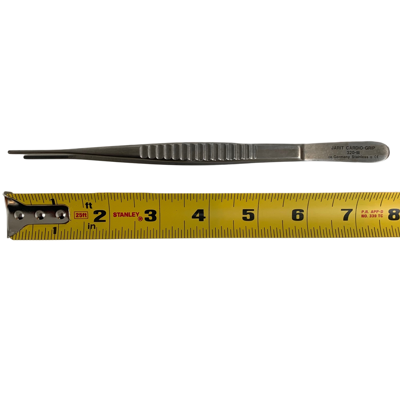Jarit SET OF 3 DeBakey Vascular Artery Forceps #320-101, 110, 111 GERMAN STEEL