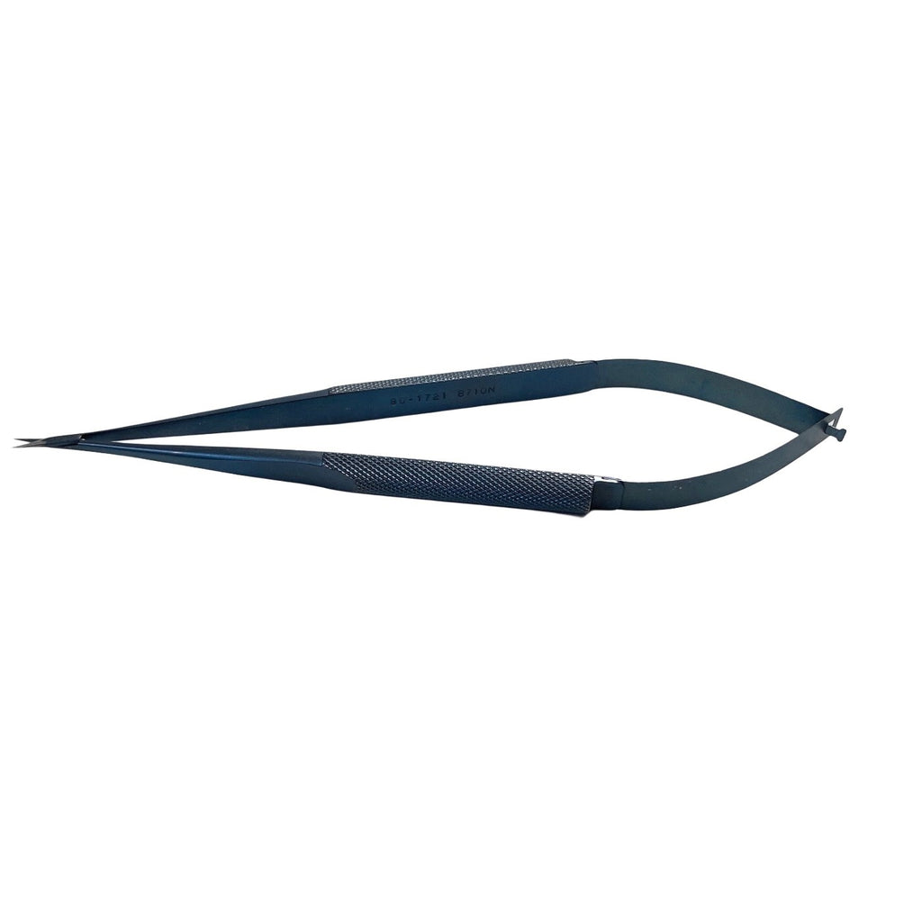 Codman 80-1721 Rhoton Titanium Micro Scissors Curved 7" Neurosurgery Instrument