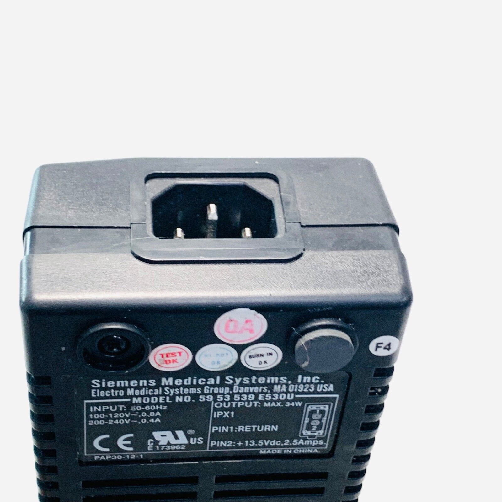 Siemens REF 5953539, AC POWER ADAPTER