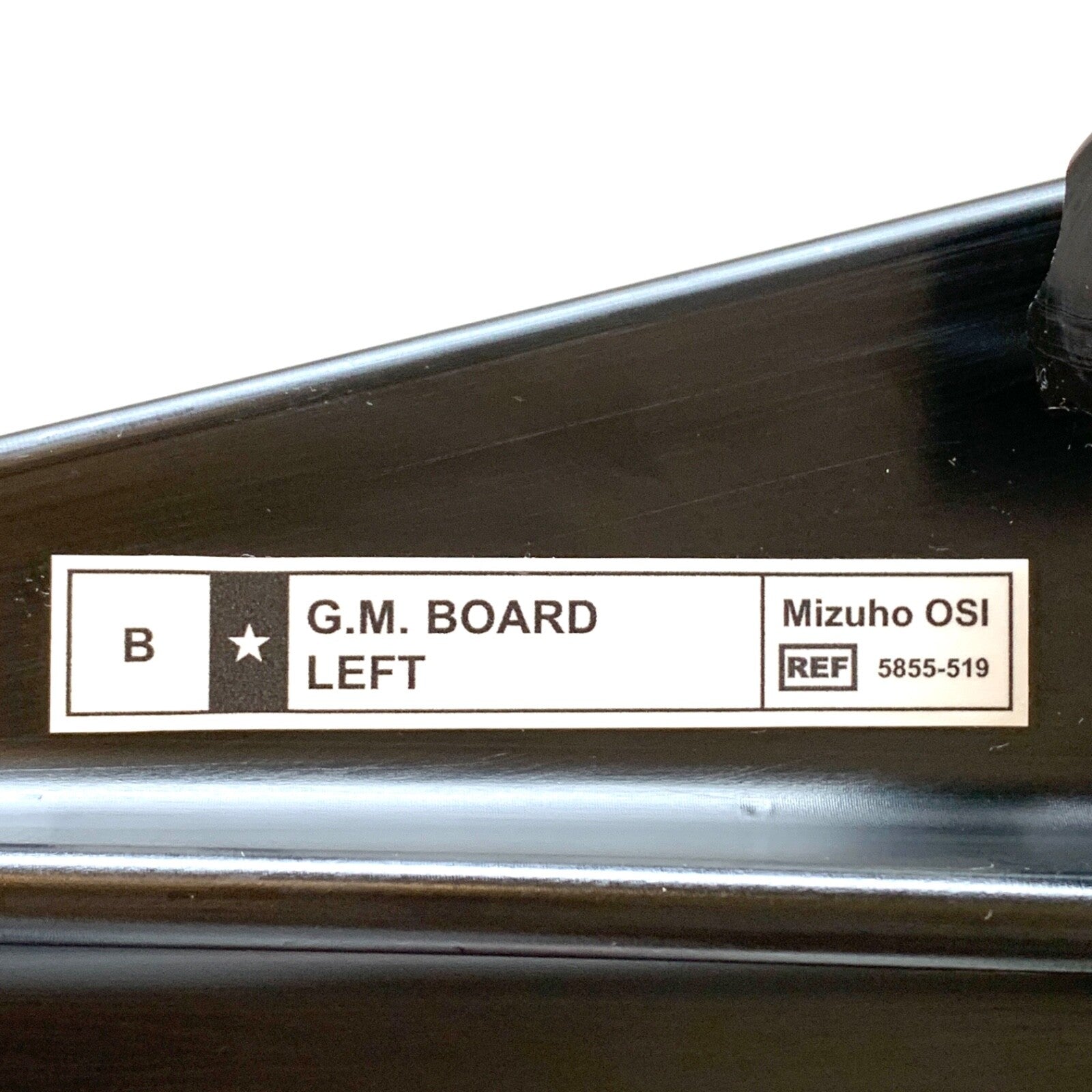 Mizuho OSI REF 5855-519, B, G.M. Board Left w/ Cushion