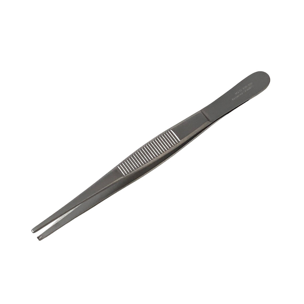 Jarit 130-150 Iris Tissue Forceps 1x2 Teeth 4.5" Germany Stainless Steel