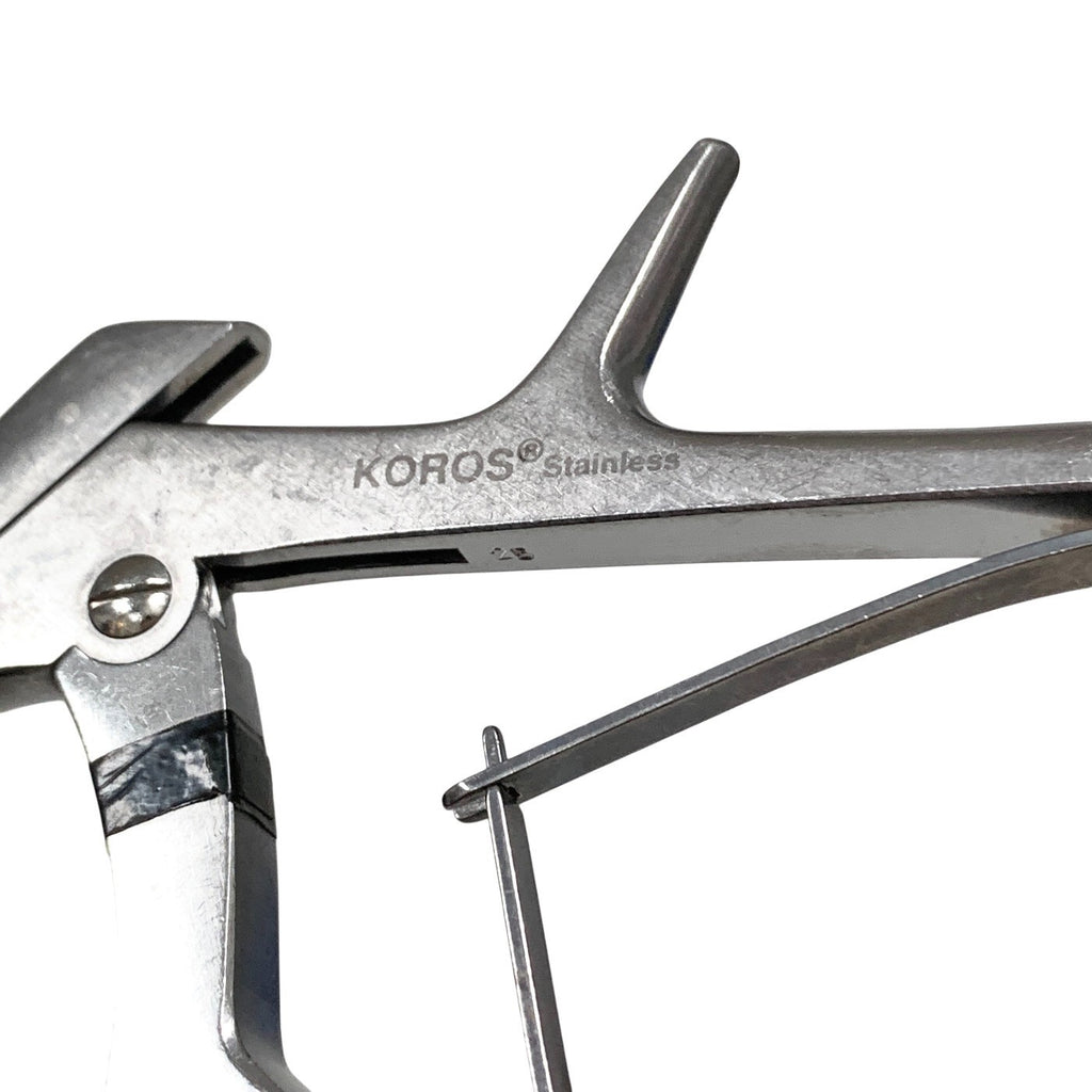 Koros Stainless Kerrison Rongeur 2mm 40 Degree Up-Bite Surgical Bone Punch 8"