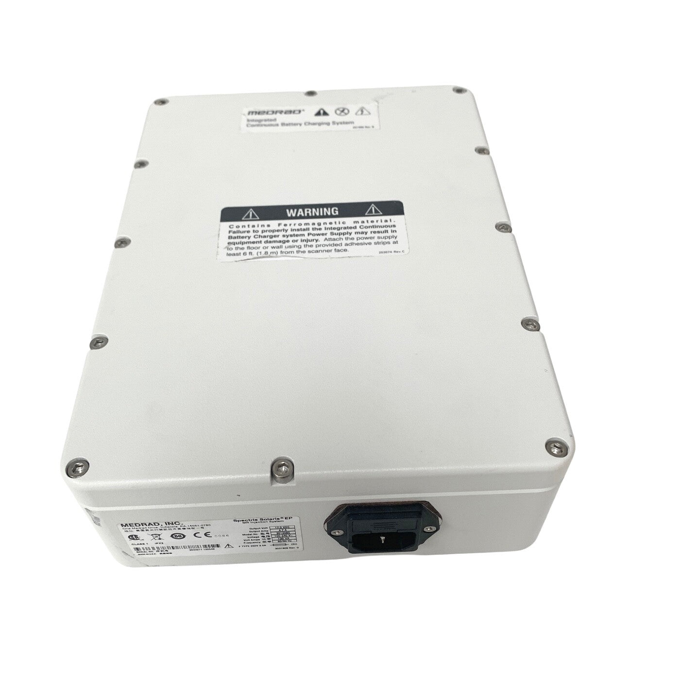 MEDRAD REF 3031909, SPECTRIS SOLARIS EP MR INJECTION SYSTEM BATTERY