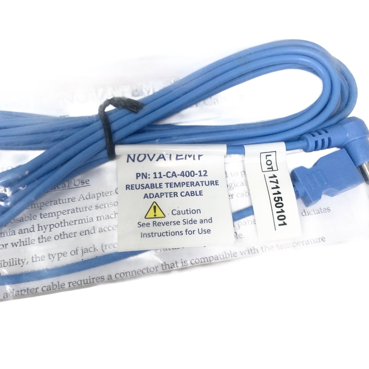 NOVAMED REF 11-CA-400-12, 12 Ft [3.6m) REUSABLE TEMPERATURE ADAPTER CABLE