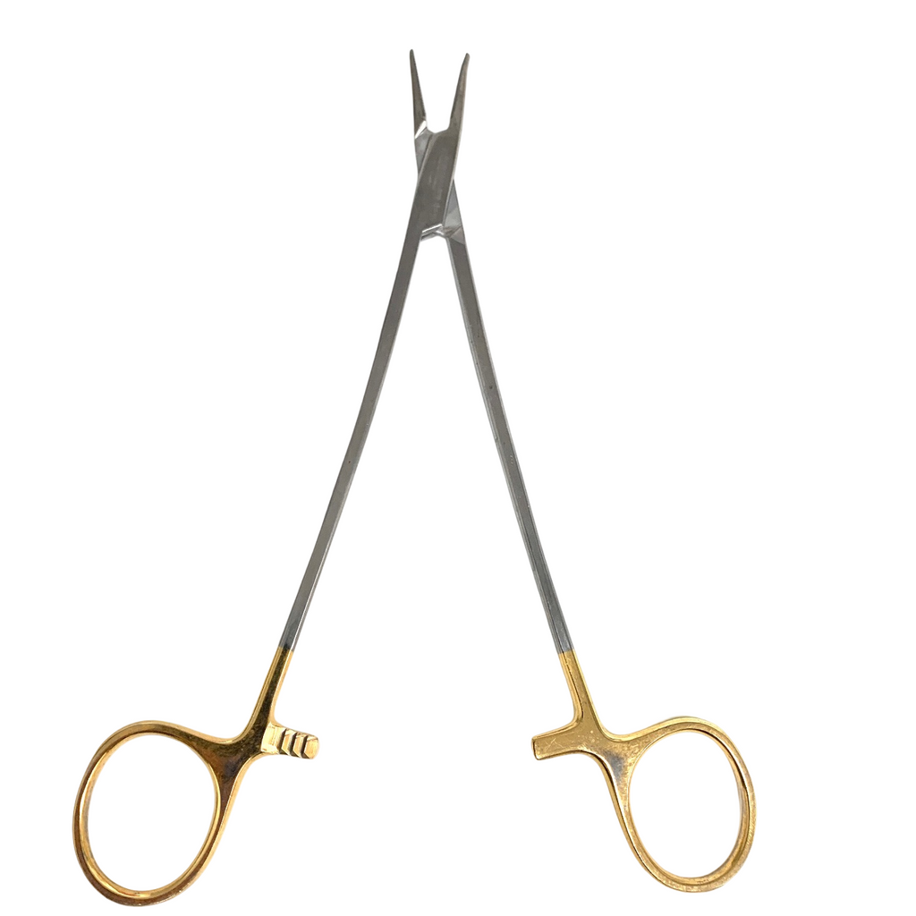 JARIT 121-131 Durogrip Crile Wood TC Tungsten Carb-Bite Needle Holder 7"