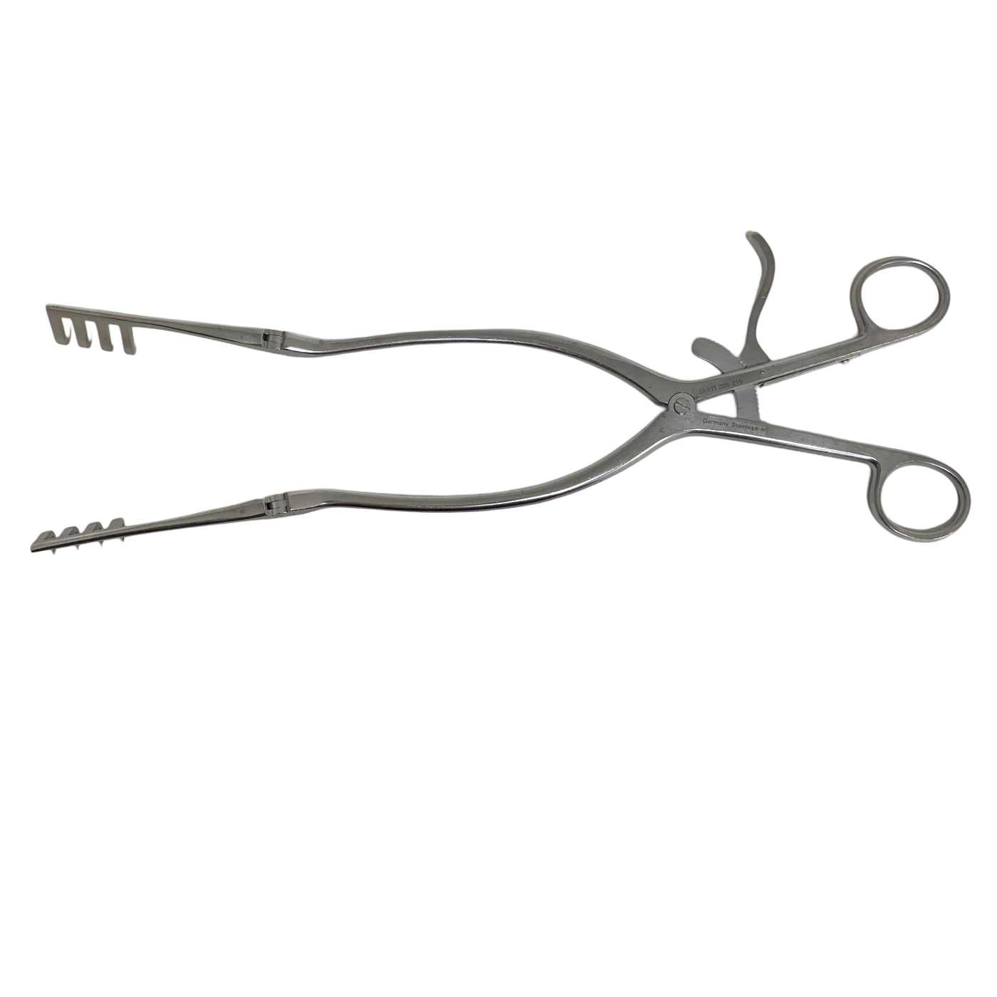 Jarit 205-210 Beckman Hinged 4x4 Teeth Sharp Prong Retractor 31.6cm Length