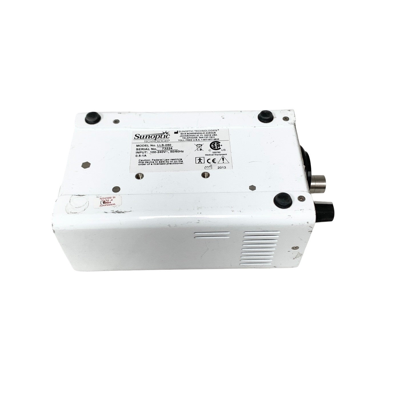 SUNOPTIC REF LLS-050, LED 50 LIGHT SOURCE, FOR PARTS ONLY