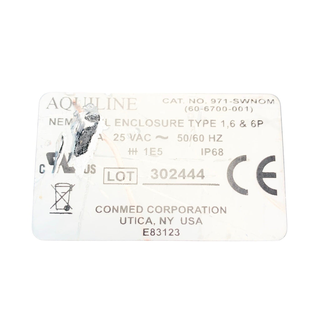 ConMed REF 60-6700-001, MONOPOLAR DUAL PEDAL FOOTSWITCH