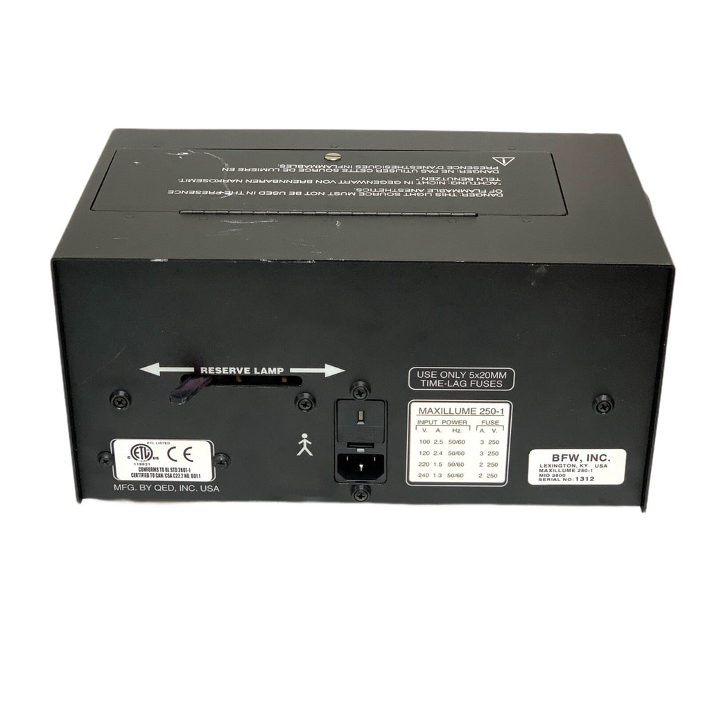BFW REF Maxillume 250-1, Fiber Optic Light Source