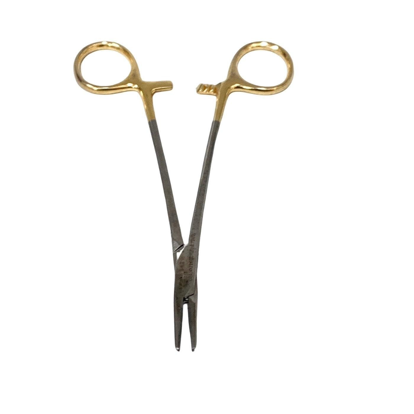 Millennium Ref 1-4071, Crile-Wood Needle Holder 6" Tungsten Carbide Gold Handle
