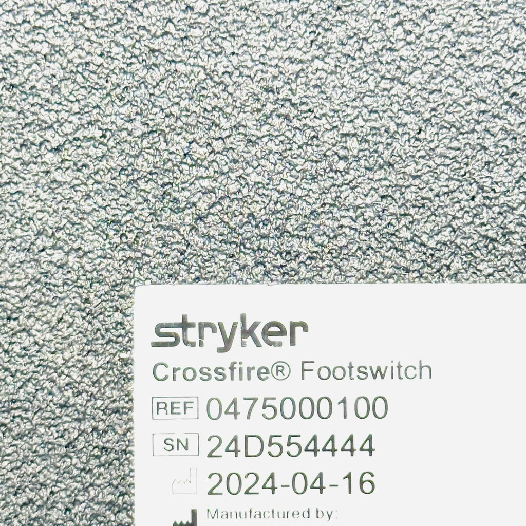 STRYKER 0475000100 Crossfire Footswitch Black - 2024