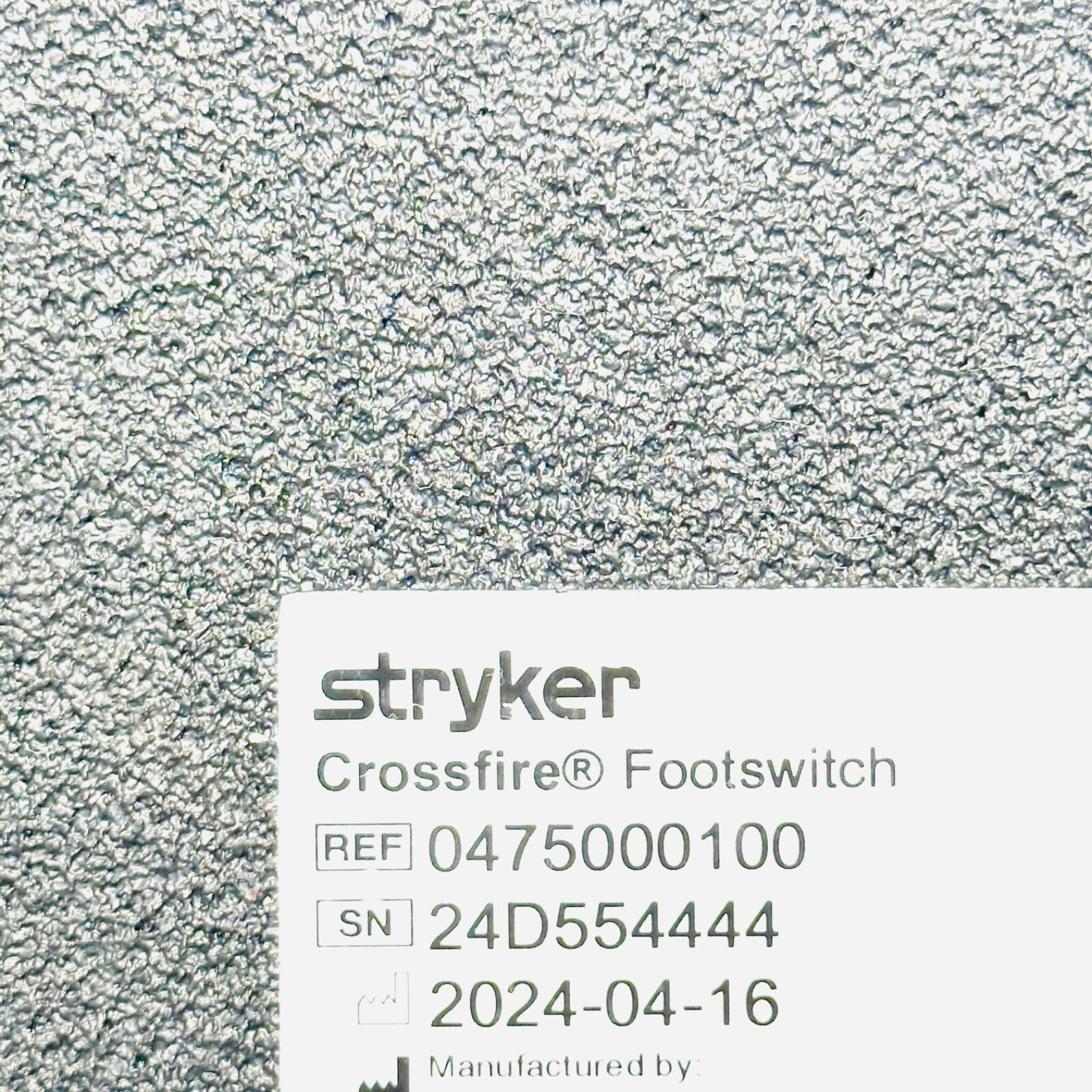 STRYKER 0475000100 Crossfire Footswitch Black - 2024