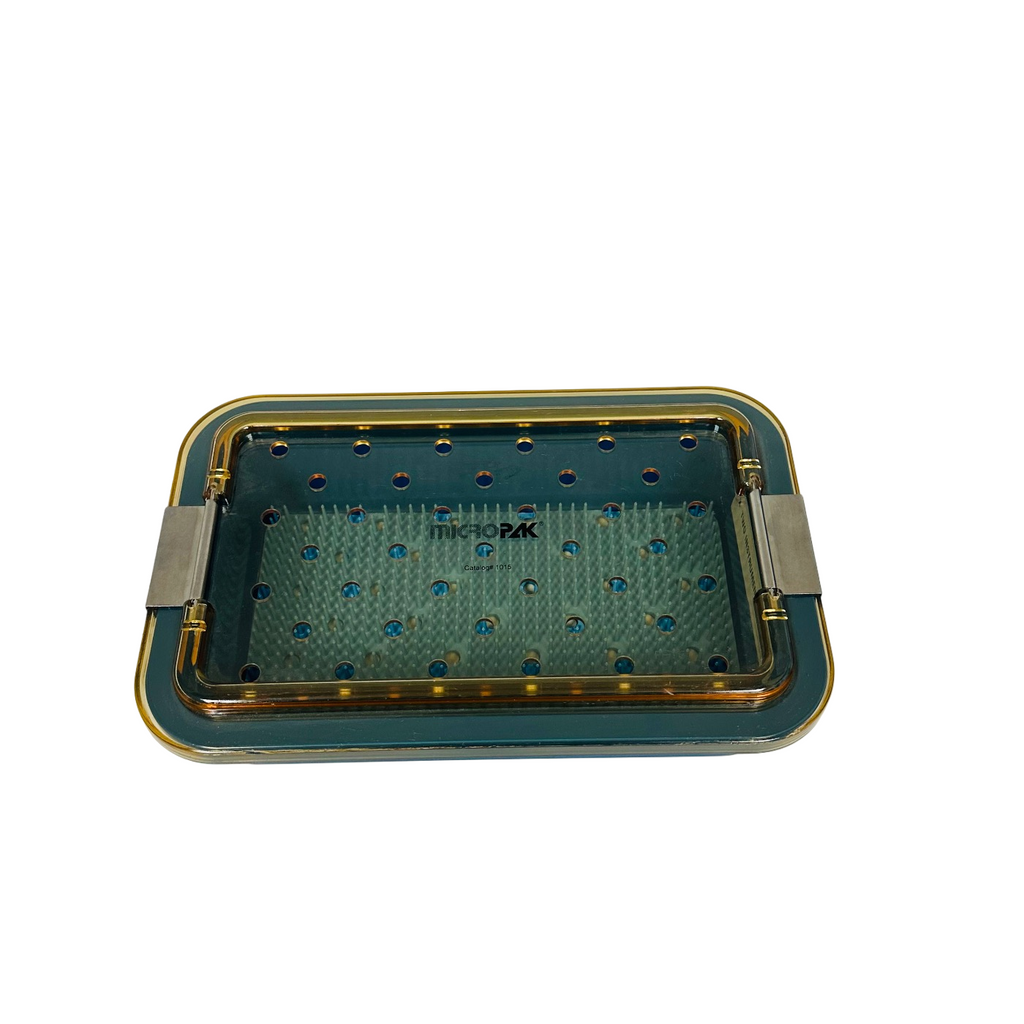 Micropak 1015 Sterilization Tray W/ Lid & Mat 5.5 X 9.5 X 2.5 In