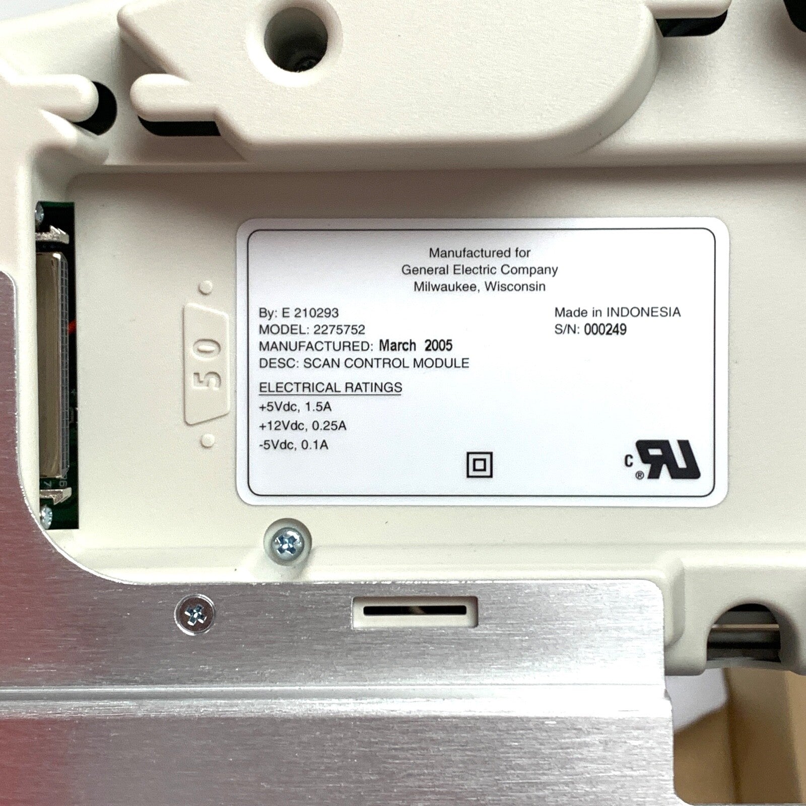 GE REF 2275752, Scan Control Module, SC-FAST KV INVERTER-ROHS, NEW