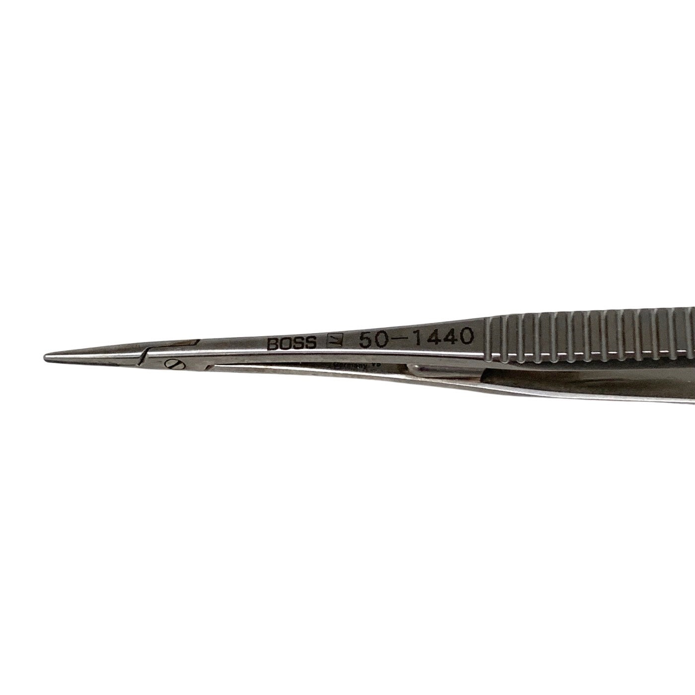BOSS REF 50-1440, 5 1/2″ Castroviejo “GG” Needle Holder curved smooth w/ lock
