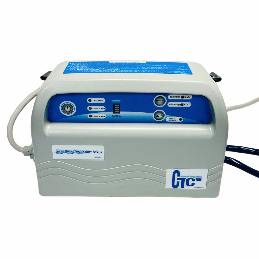 VasoPress VP500DM Mini Supreme DVT Pump with Tubing