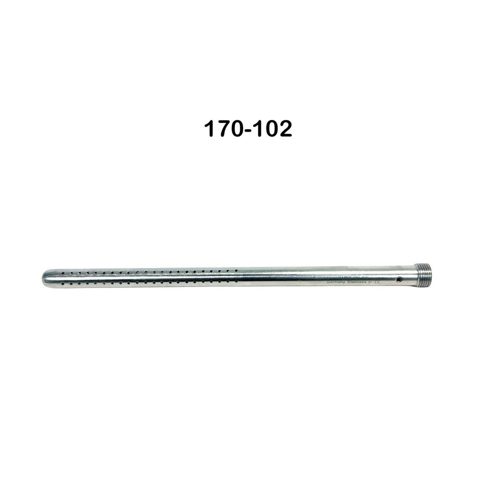 Jarit 170-102 Poole Suction Tube Straight 9½″ 32 Fr Instrument