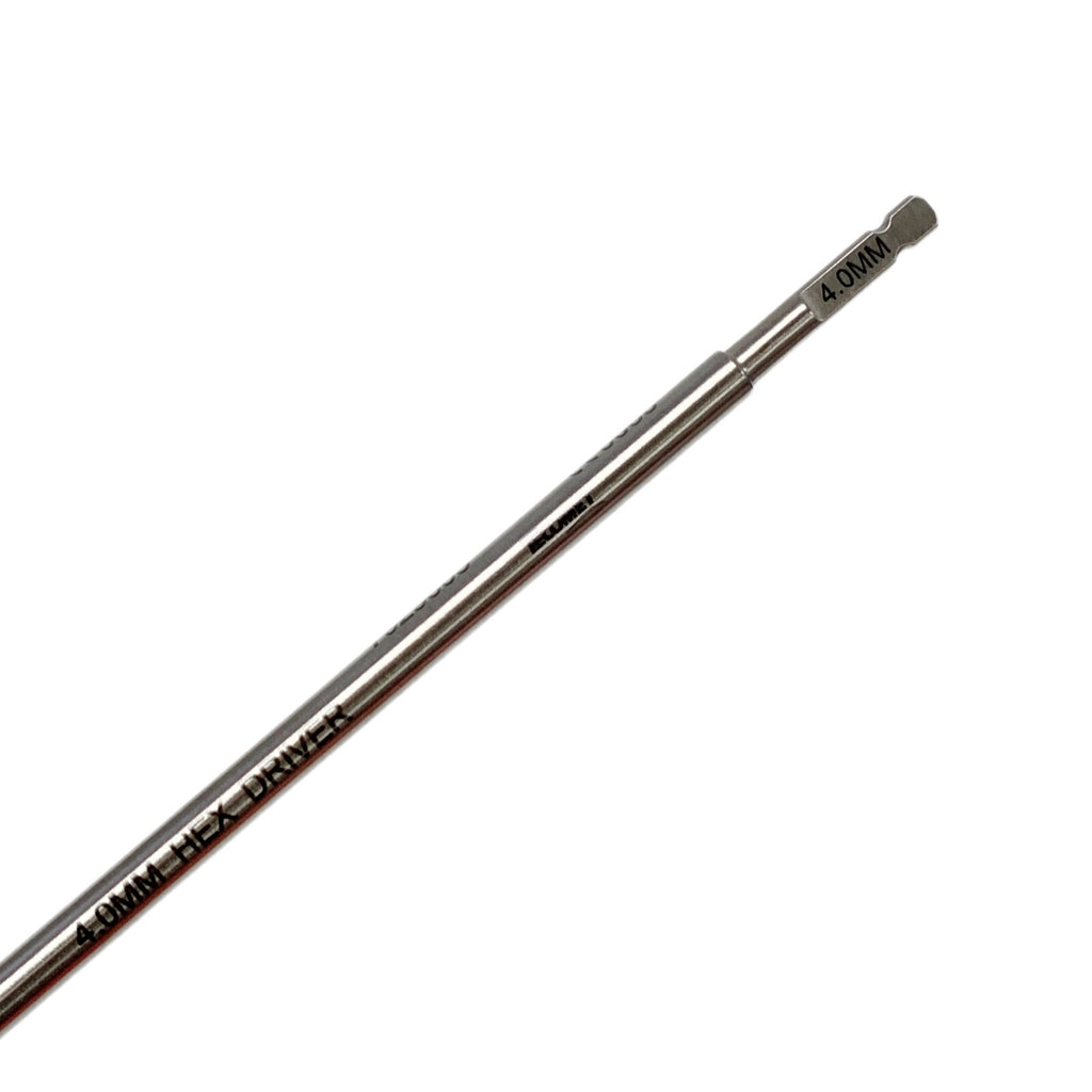 Symmetry REF 10-132-000, TECOMET 4.0 MM HEX DRIVER WITH A.O. FITTING