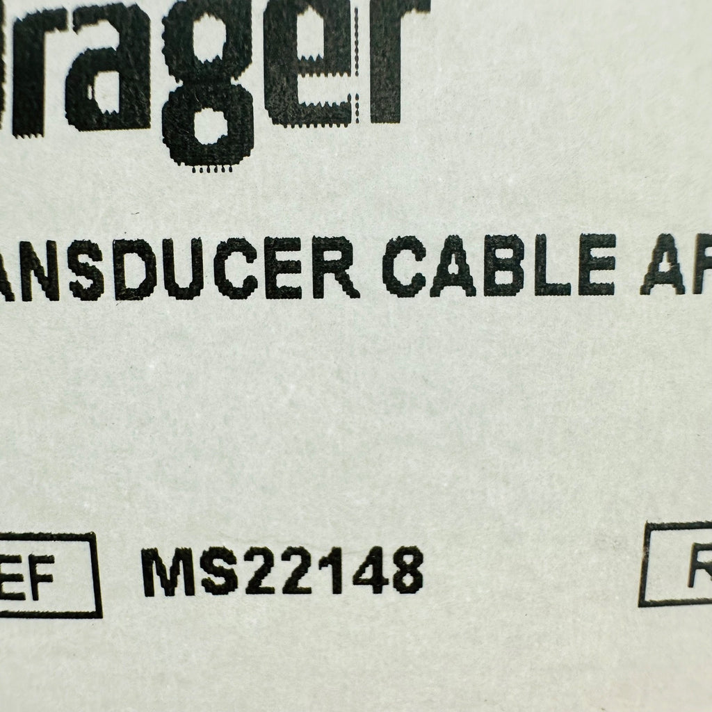 Draeger MS22148 Transducer Cable