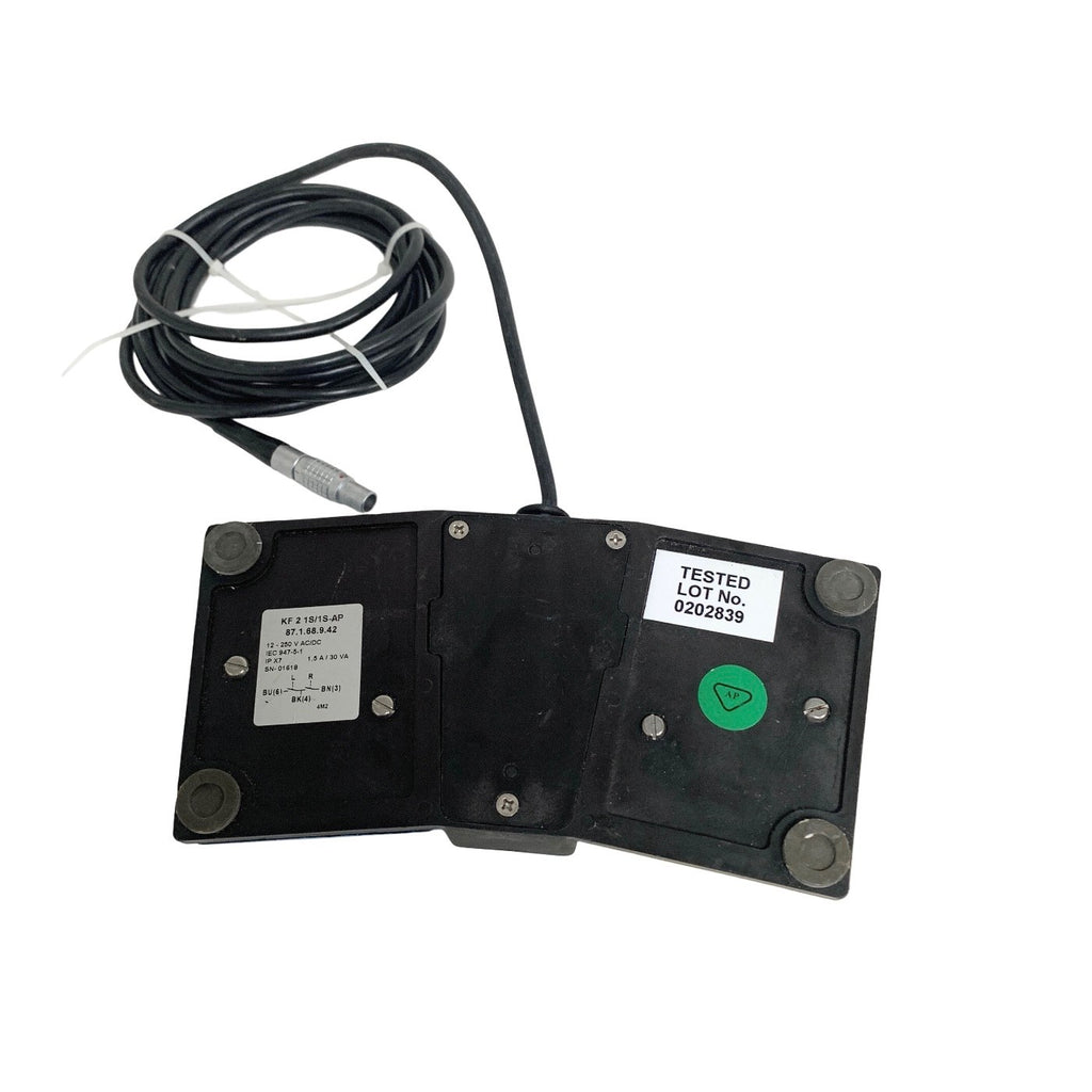 Steute REF 87.1.68.9.42 / KF 2 1S/1S-AP, Bipolar Double Footswitch w/ Cable