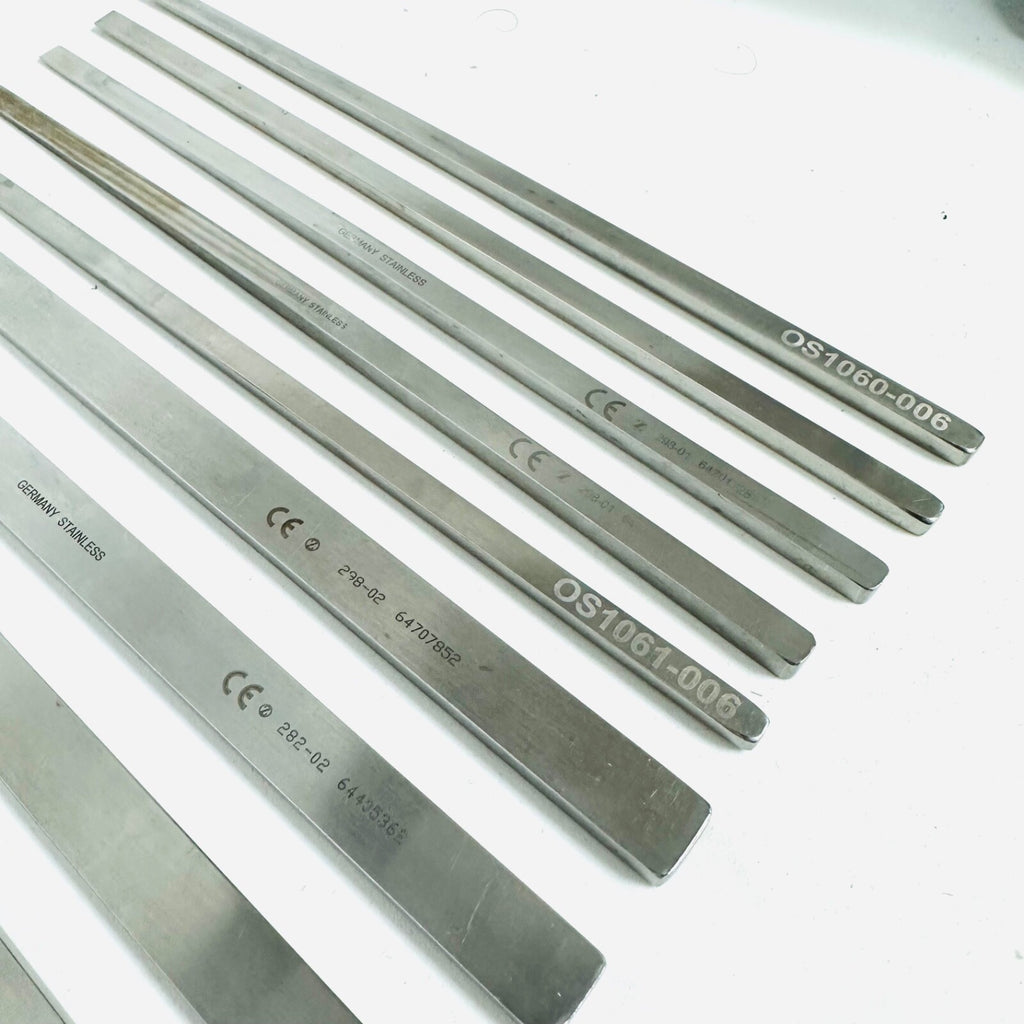 V. MUELLER / ZIMMER /K MEDIC Lambotte-Type Osteotomes Different Sizes LOT OF 19