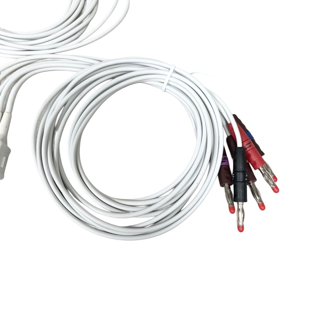 NEW Mortara 9293-046-60, 10-Lead ECG EKG Leadwire Set Banana Ends
