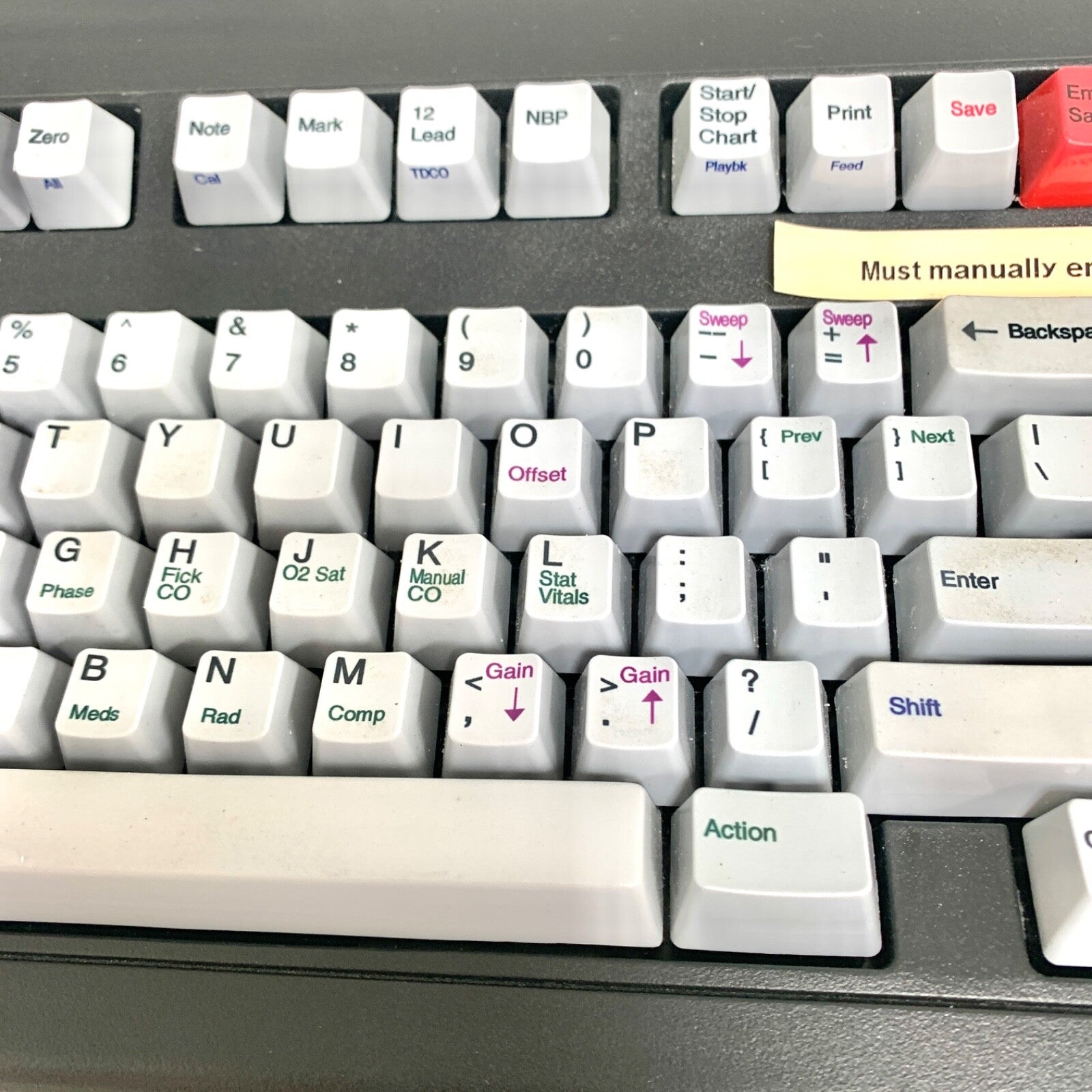 GE REF 2054858-001, UNICOMP MEDICAL KEYBOARD