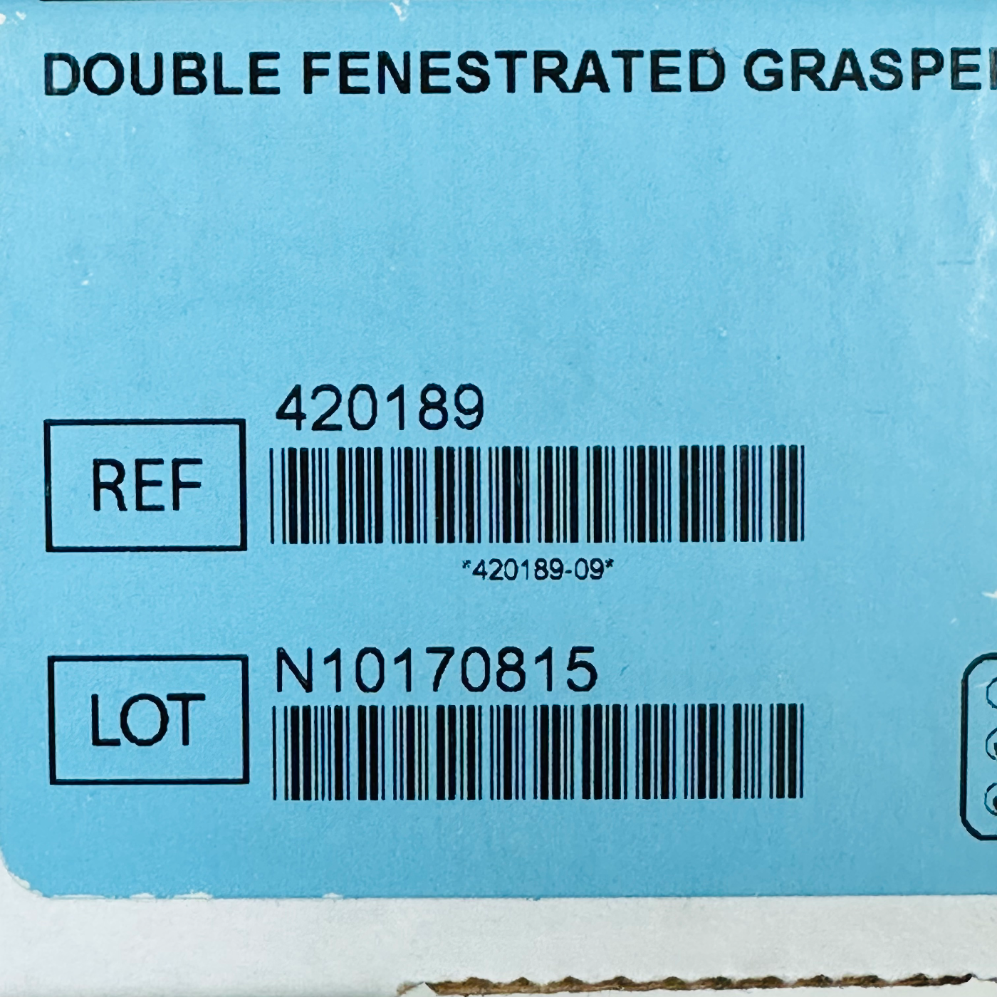 Intuitive Surgical 420189 Da Vinci DOUBLE FENESTRATED GRASP 8mm Instrument (New)