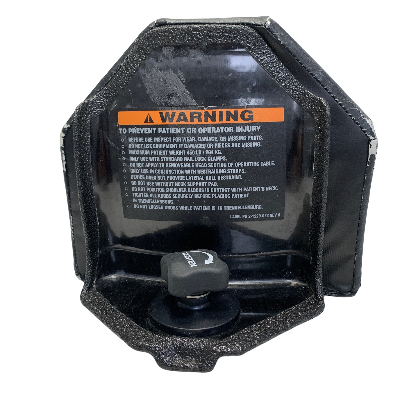 Mizuho OSI REF 2-1229-022, ORTHOPEDIC TABLE POSITIONER PART