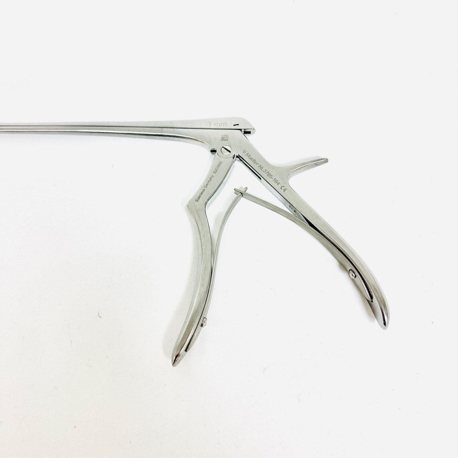 V. Mueller NL3785-164 Punch, Rhoton Sella 1mm Upcut 45 Deg Instrument