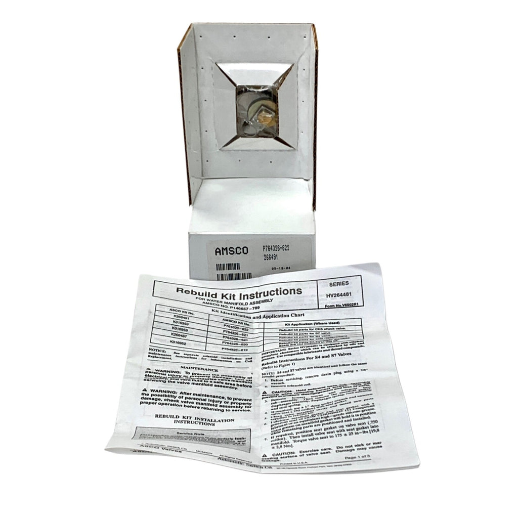 Amsco/STERIS REF P764326-622/K266491, Rebuild Kit Part for CK5 Check Valve