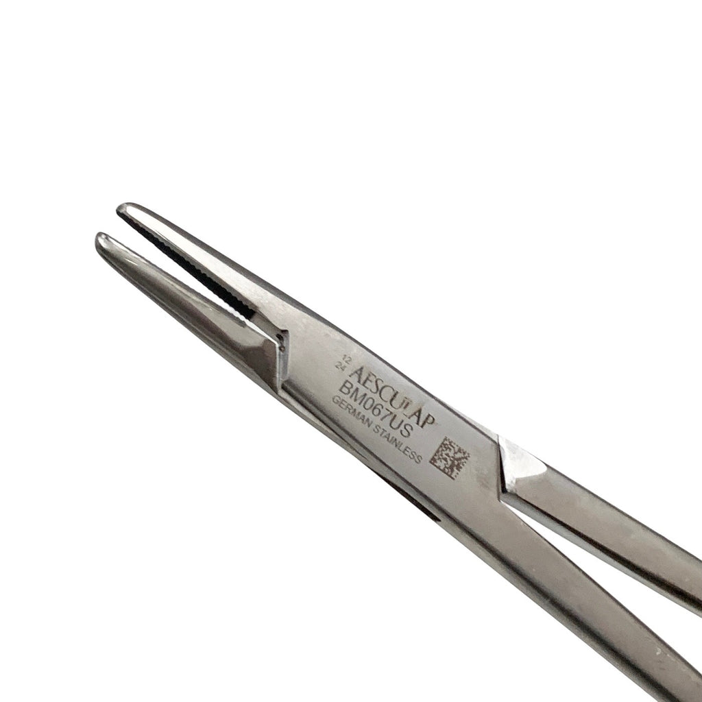 Aesculap BM067US Hegar Needle Holder 7" Tungsten Carbide Gold Handle German Stee