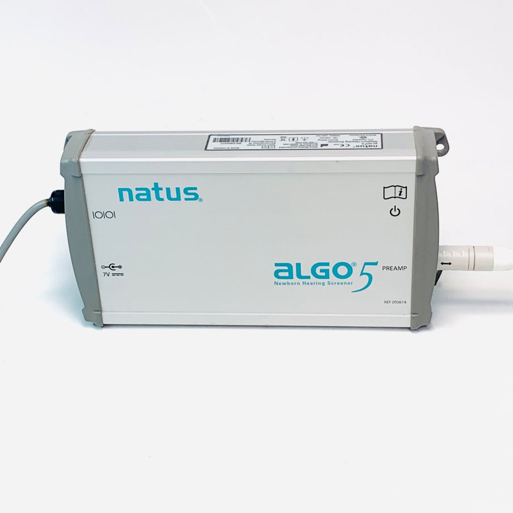 Natus ALGO 5 Ref 000698, 000619, Hearing Screener Preamp w/ Pre-Amp Cable