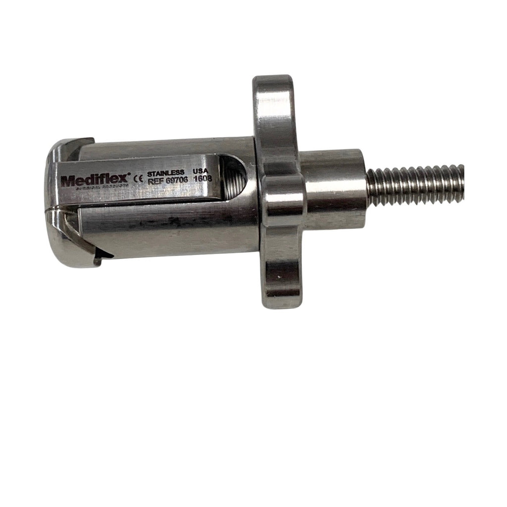 Mediflex 69706 Stainless Steel Adjustable Holding Tip Hex Fitting Surgical Clamp
