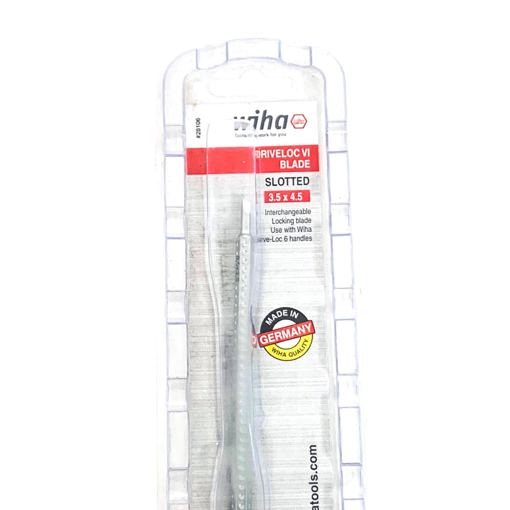 WIHATOOLS REF 28106, Drive-Loc VI Slotted Reversible Blade 3.5mm x 4.5mm