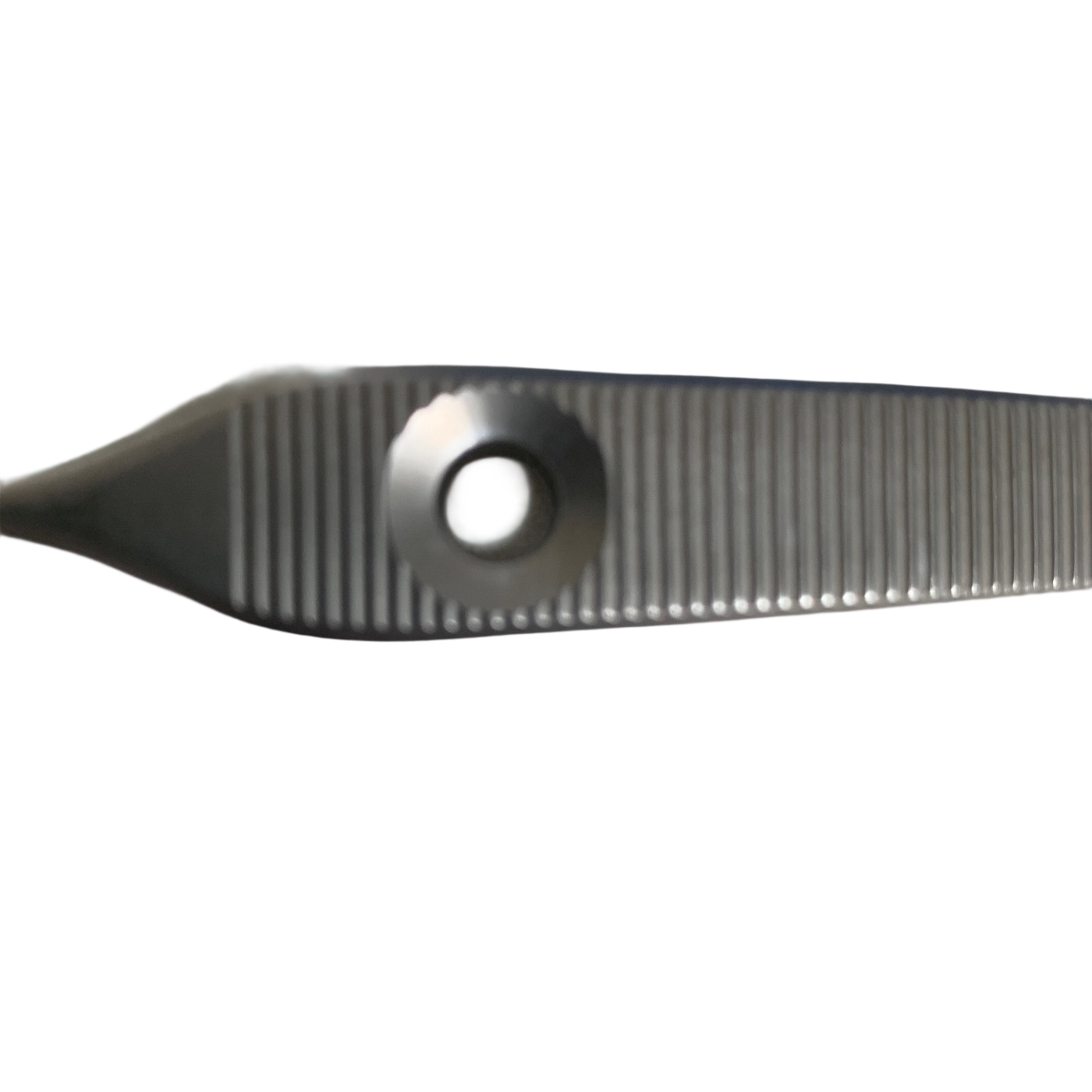 AESCULAP BD508R  4 3/4 INCH DELICATE STRAIGHT ADSONS FORCEPS. 1X2 TEETH